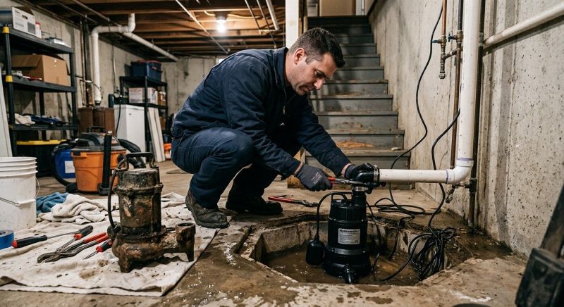 Ejector Pump Installation in Manchester, NH